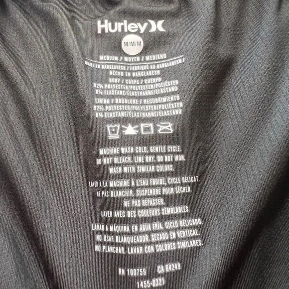 Hurley Shorts Size M Boardshorts With inner lining Pineapple Design Purple - Picture 6 of 9